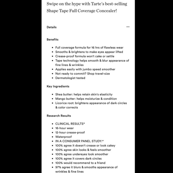 Shape Tape ‘Light-Beige’ Full Coverage Concealer - Picture 9 of 9